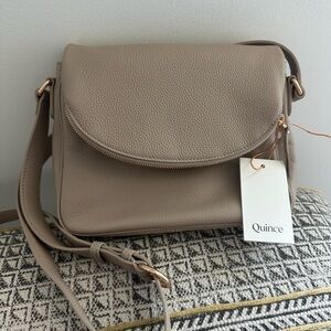 Quince Beige Crossbody Bag